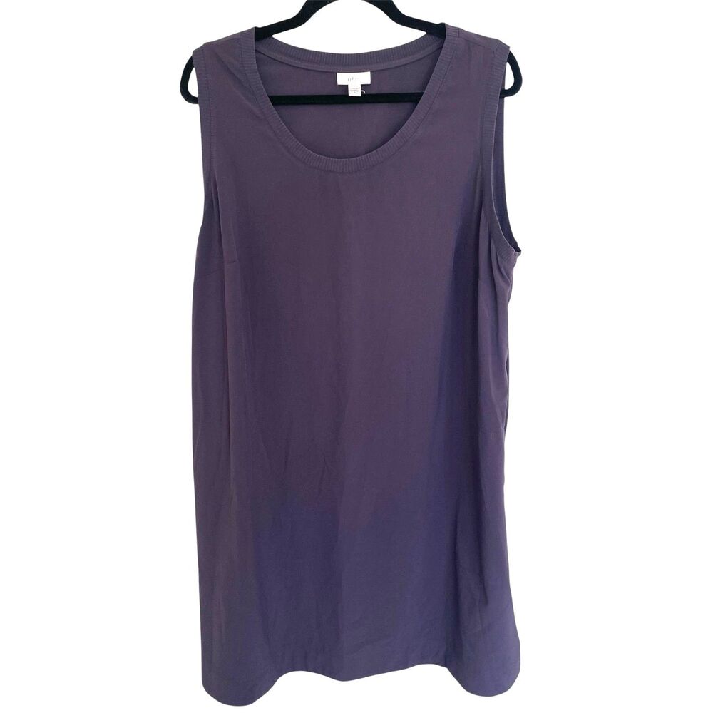 J. Jill Fit Tank Dress Sz XL Lightweight Travel Outdoors Minimalist Pickleball
